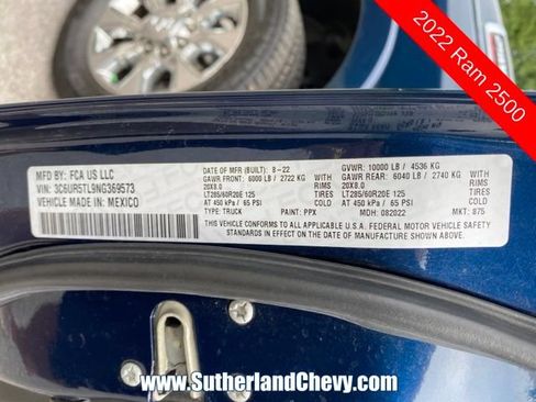 Used 2022 RAM 2500 Limited w/ Towing Technology Group AWD/4WD image 49