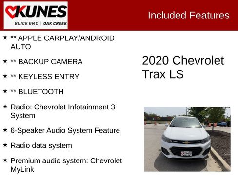 Used 2020 Chevrolet Trax LS FWD image 2