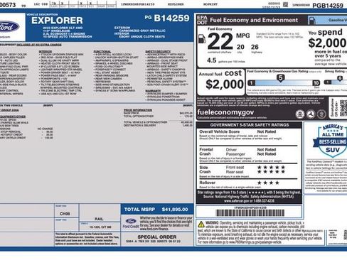 Used 2023 Ford Explorer XLT AWD/4WD image 4