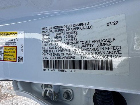Used 2022 Honda Civic EX-L image 26