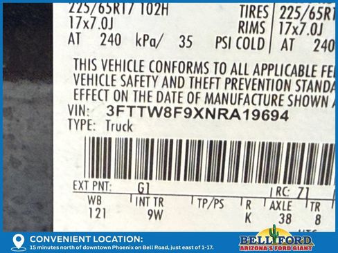 Used 2022 Ford Maverick XL w/ Equipment Group 100A Standard AWD/4WD image 15