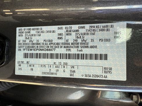 Used 2022 Ford F150 XLT w/ Equipment Group 302A High image 40