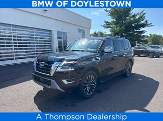 Used 2024 Nissan Armada Platinum w/ Captain's Chairs Package AWD/4WD video 1