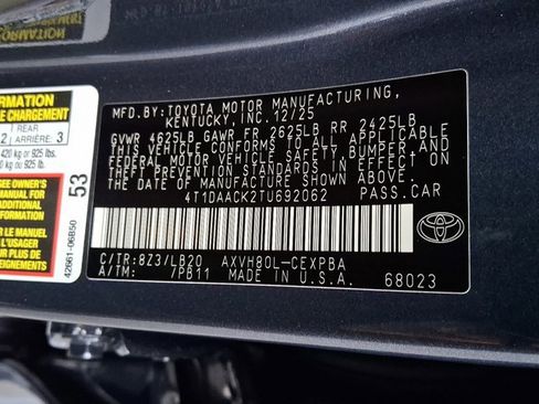 New 2026 Toyota Camry XSE image 19