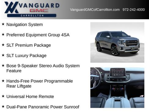 Used 2022 GMC Yukon SLT w/ SLT Premium Package AWD/4WD image 6