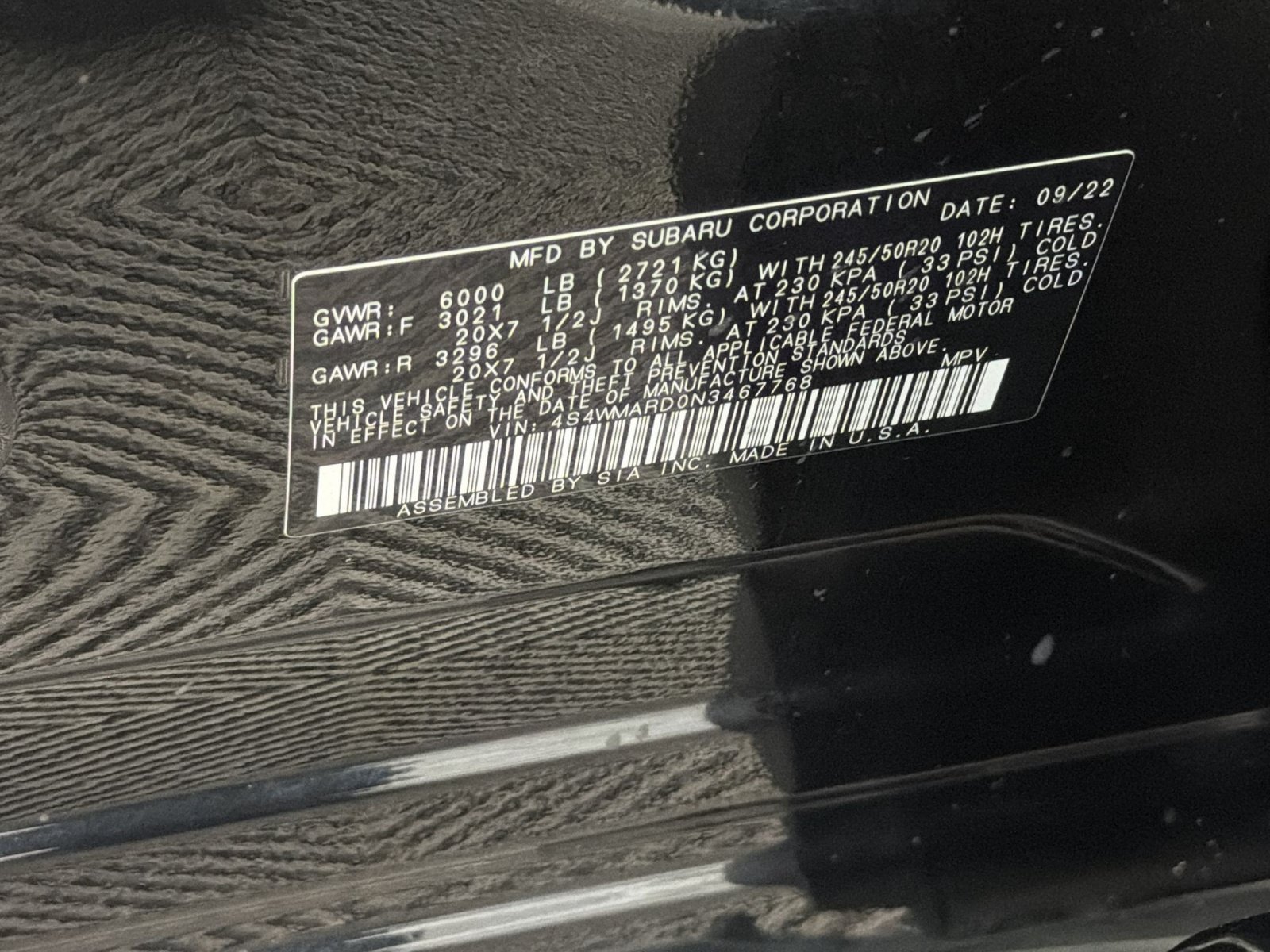 Used 2022 Subaru Ascent Touring AWD/4WD image 30