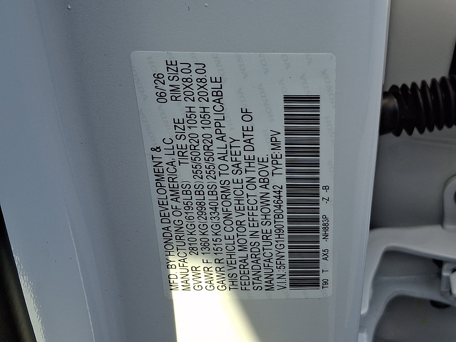 New 2026 Honda Pilot Black Edition image 10