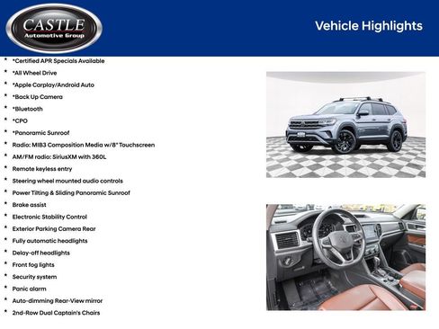 Used 2022 Volkswagen Atlas SE image 3