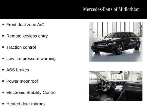 New 2025 Mercedes-Benz C 300 4MATIC Sedan image 6
