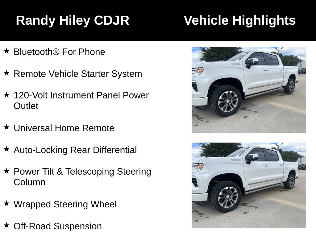 Used 2023 Chevrolet Silverado 1500 High Country w/ Technology Package AWD/4WD image 14