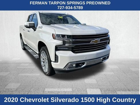 Used 2020 Chevrolet Silverado 1500 High Country w/ Technology Package AWD/4WD image 1