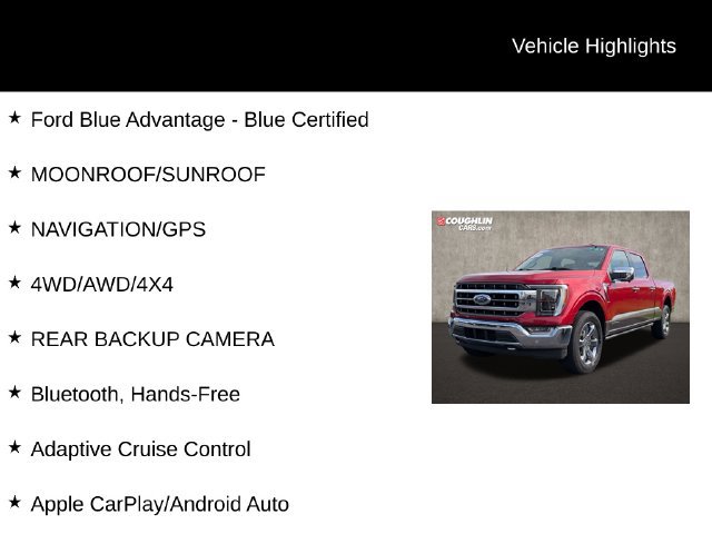Used 2022 Ford F150 Lariat w/ Equipment Group 502A High AWD/4WD image 2