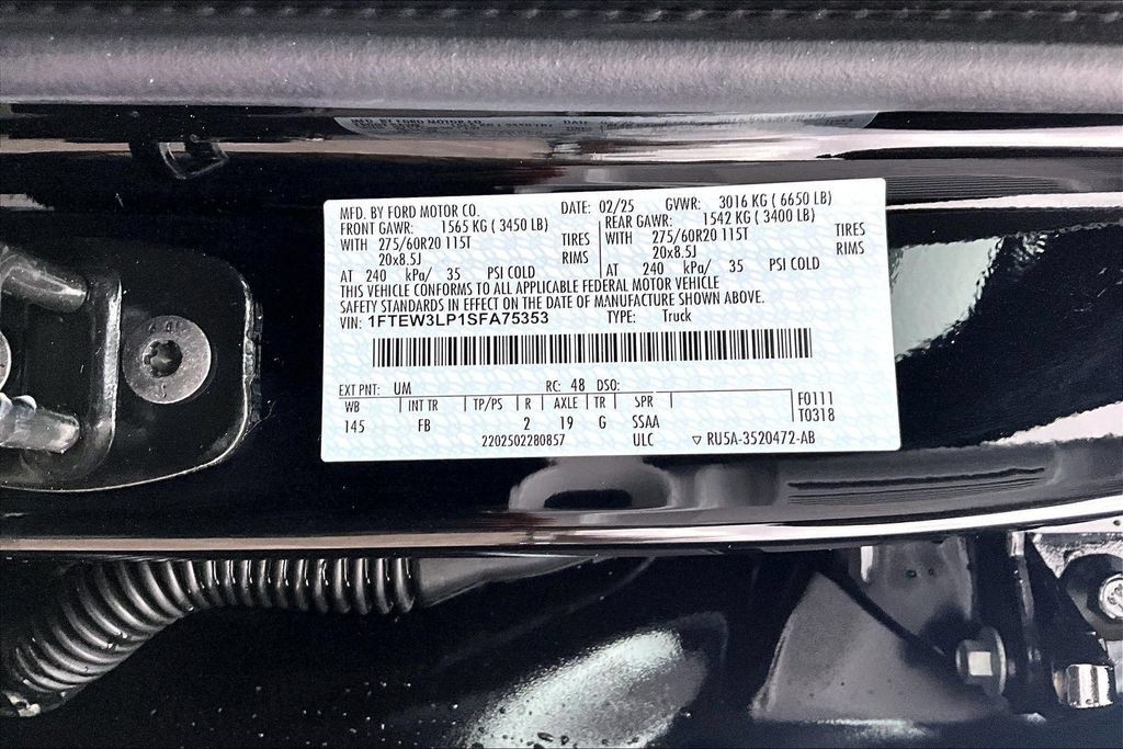 New 2025 Ford F150 XLT w/ Equipment Group 302A MID AWD/4WD image 12