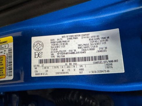 Used 2021 Ford Ranger XLT w/ FX4 Off-Road Package image 56