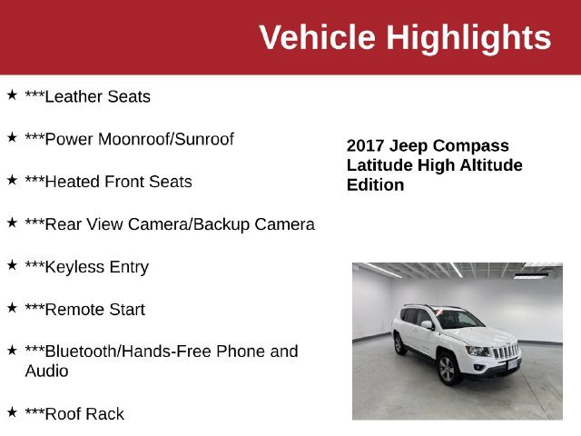 Used 2017 Jeep Compass Latitude AWD/4WD image 10