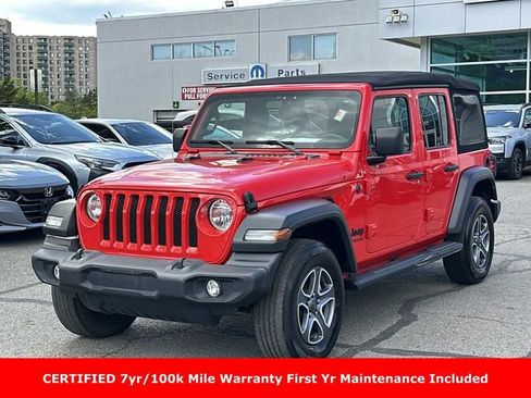 Certified 2022 Jeep Wrangler Unlimited Sport AWD/4WD image 6