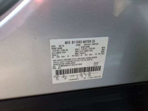 Certified 2018 Ford Explorer Sport w/ Equipment Group 401A image 30