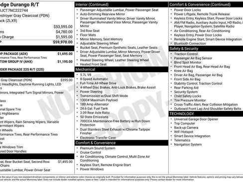 Used 2022 Dodge Durango R/T w/ Blacktop Package image 6