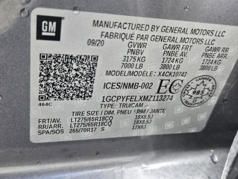 Used 2021 Chevrolet Silverado 1500 LT Trail Boss w/ Convenience Package II image 15