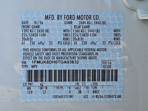 New 2026 Ford Explorer Active w/ Active Comfort Package image 33