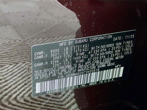 New 2026 Subaru Ascent Touring image 24