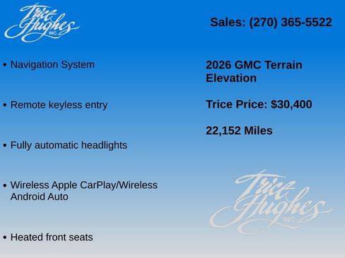 Used 2026 GMC Terrain Elevation AWD/4WD image 7
