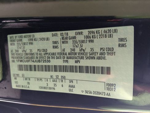 Used 2018 Ford Escape S FWD image 33