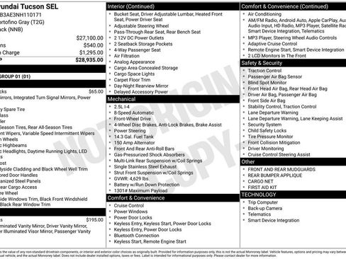 Used 2022 Hyundai Tucson SEL image 35