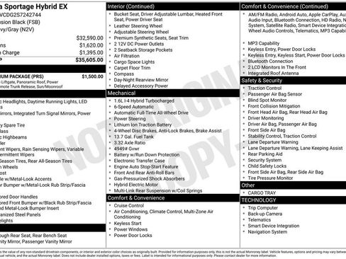 Certified 2025 Kia Sportage EX w/ EX Premium Package image 37
