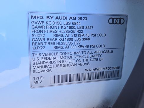 Used 2023 Audi SQ7 Premium Plus image 33