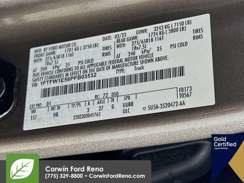 Certified 2023 Ford F150 Lariat AWD/4WD image 39