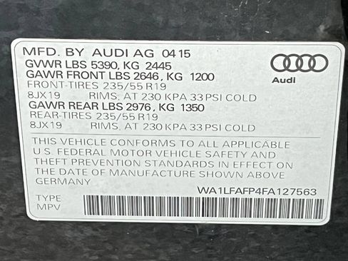 Used 2015 Audi Q5 2.0T Premium Plus w/ Technology Package AWD/4WD image 19