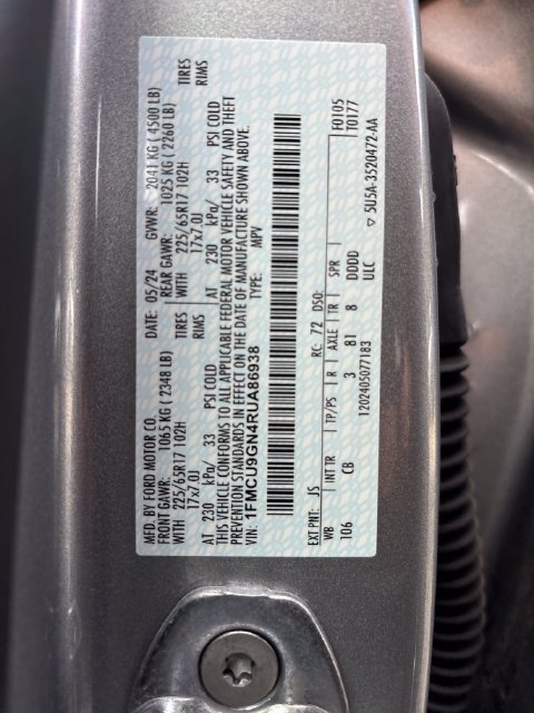 Used 2024 Ford Escape Active AWD/4WD image 29