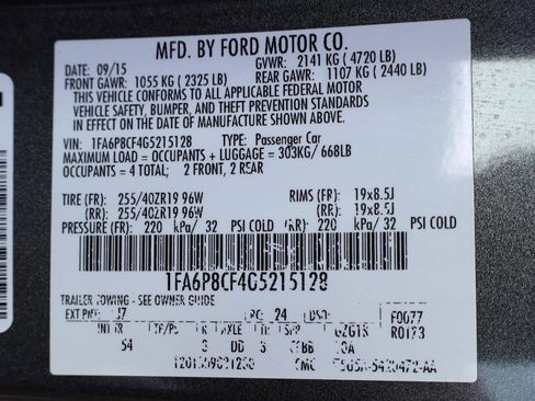 Used 2016 Ford Mustang GT Premium w/ Equipment Group 401A RWD image 18