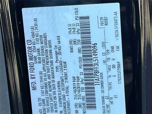 Used 2020 Ford Mustang GT Premium w/ Equipment Group 401A image 23