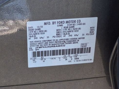 Used 2024 Ford Edge SEL AWD/4WD image 38