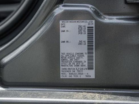 New 2025 Nissan Altima 2.5 S image 29