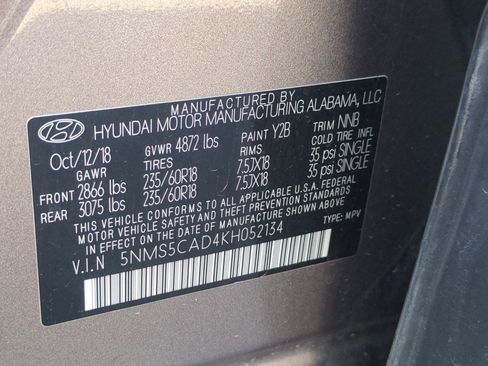 Used 2019 Hyundai Santa Fe AWD image 37
