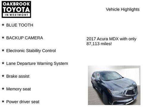 Used 2017 Acura MDX SH-AWD image 7