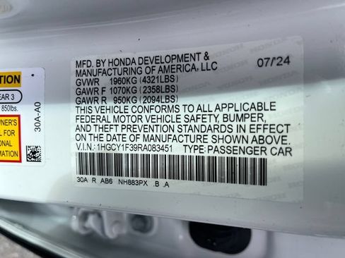 Used 2024 Honda Accord EX image 19