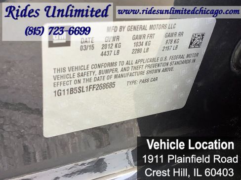 Used 2015 Chevrolet Malibu LS w/ Protection Package FWD image 22