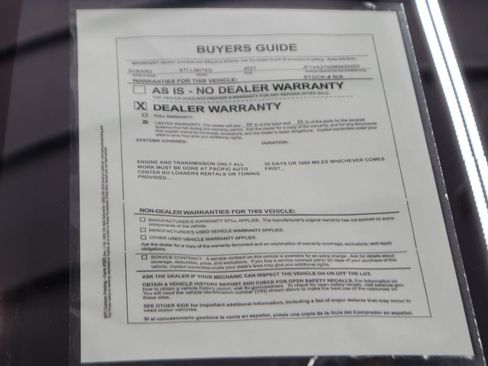 Used 2021 Subaru WRX STI Limited w/ Popular Package #1 AWD/4WD image 56