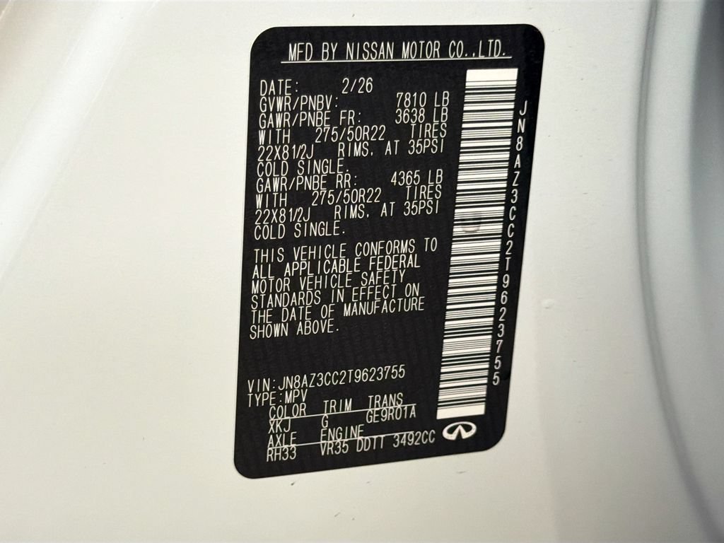 New 2026 INFINITI QX80 Autograph AWD/4WD image 38
