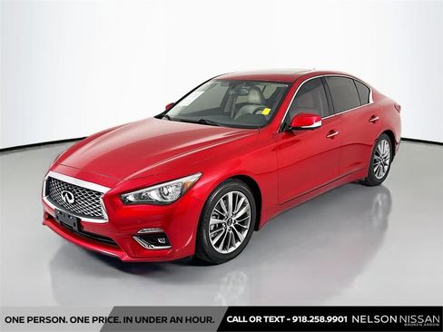 Used 2022 INFINITI Q50 Luxe w/ Cargo Package RWD image 1