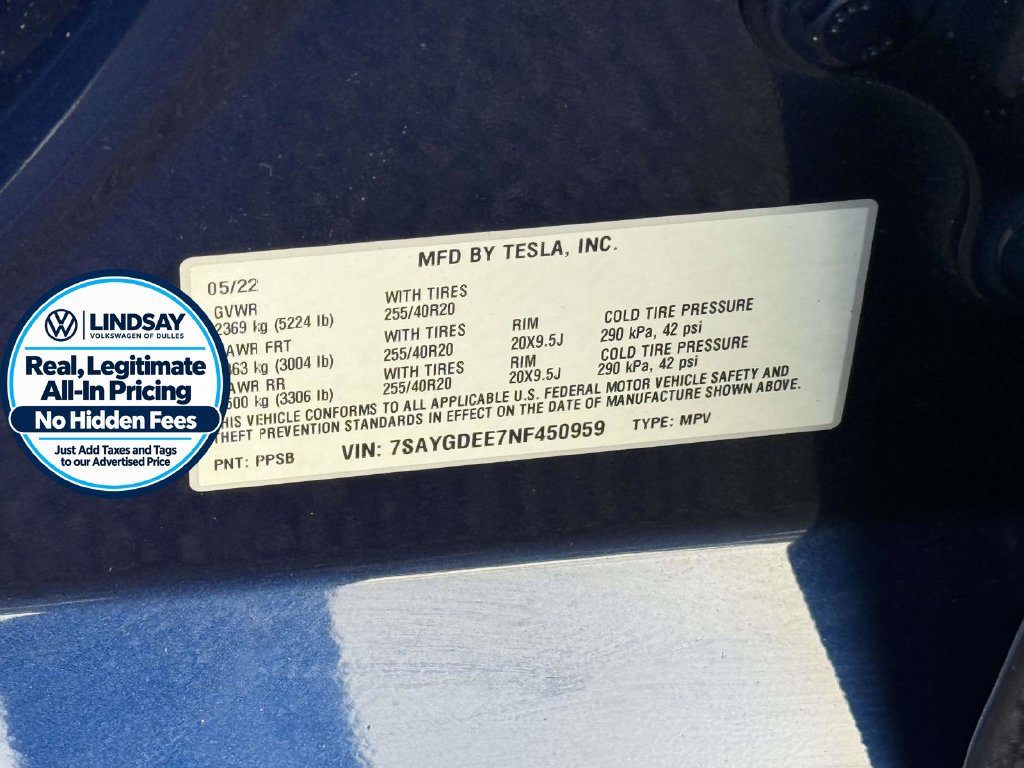 Used 2022 Tesla Model Y Long Range AWD/4WD image 30