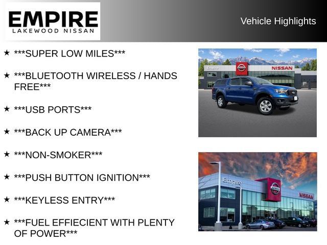 Used 2019 Ford Ranger XL w/ FX4 Off-Road Package AWD/4WD image 2
