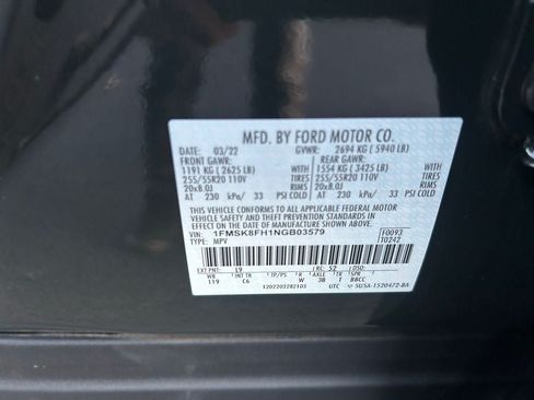 Used 2022 Ford Explorer Limited AWD/4WD image 34