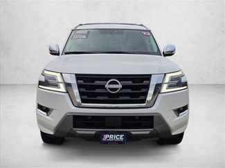 Used 2023 Nissan Armada Platinum w/ Captain's Chairs Package RWD video 2