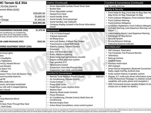 Used 2022 GMC Terrain SLE w/ Driver Convenience Package AWD/4WD image 2