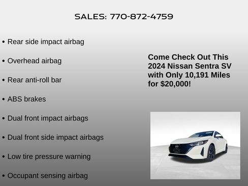 Used 2024 Nissan Sentra SV image 15